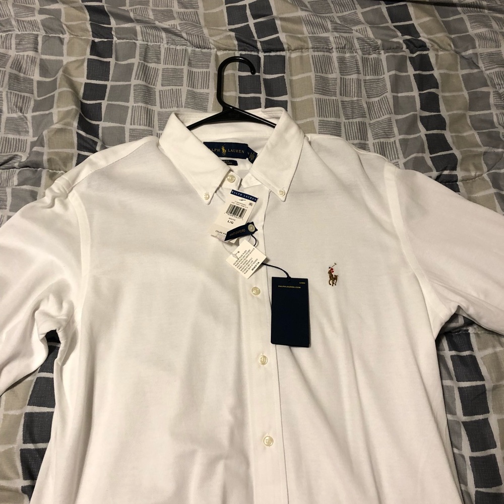 Size large polo long sleeves